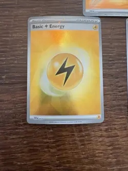 Pokemon TCG 3 Card Lot! Holo Electric Energy Black Bolt NM - Image 3