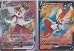 Cinderace V 018/072 & Cinderace VMAX 019/072 Ultra Rare 2 Card Set Pokemon TCG - Image 1
