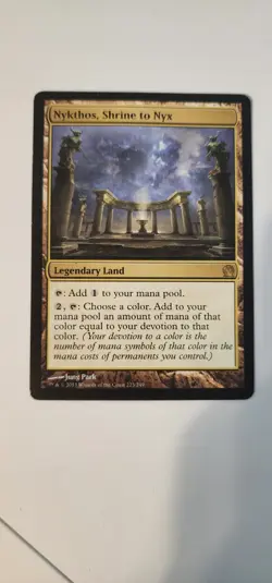 Nykthos, Shrine to Nyx Theros Regular LP Mtg Ships Double Sleeved With Tracking - Image 3