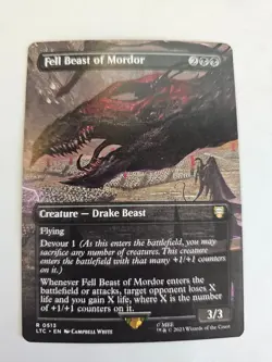 MTG Fell Beast of Mordor, Commander Lord of the Rings #513 - Image 1