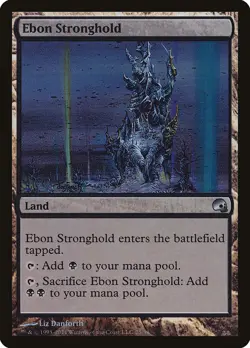 1x Ebon Stronghold *FOIL* - LP - See Pic for Set - SPARROW MAGIC mtg - Image 1