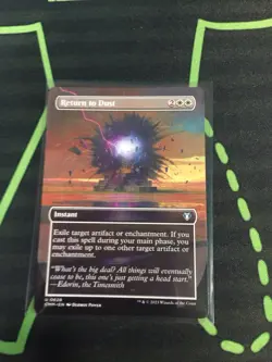 MTG Magic The Gathering Return To Dust CMM Borderless White Instant - Image 1