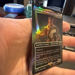 Boromir, Warden of the Tower (Borderless Foil) Lord of the Rings 407 NM - Image 2