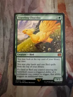 Traveling Chocobo Normal M FINAL FANTASY 210 NM - Image 1