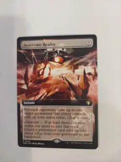 Desecrate Reality (Extended Art) Commander Masters Regular - Image 1