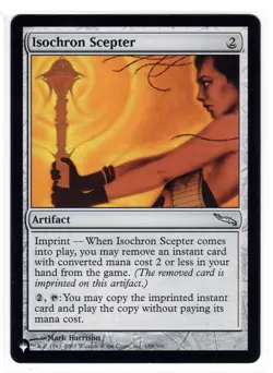 MTG Isochron Scepter, The List Reprints Regular Near Mint Magic - Image 1
