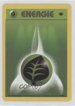 Grass Energy German 1st Ed. Pokemon Base Set #99 1999 - Image 1