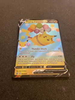 Flying Pikachu V 006/025 Celebrations NM Ultra Rare Pokemon Card - Image 2