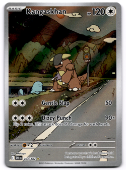 Kangaskhan 204/182 Illustration Rare NM/M Pokemon Scarlet Violet Destined Rivals - Image 1
