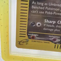 ⭐PSA 8 - 2003 POKEMON SKYRIDGE #H30 UMBREON-HOLO ⭐ - Image 3