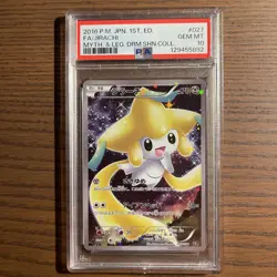 2016 JIRACHI 027/036 1ST EDITION POKEMON JAPANESE PSA 10 - Image 1