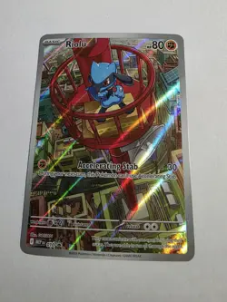 Pokemon TCG Riolu Illustration Mega Evolution Card 010 - Image 1