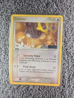 Stantler 32/115 Unseen Forces Reverse Holo Rare STAMPED 2005 Pokemon - Image 1