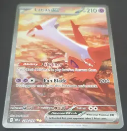 Pokemon Latias EX Full Art Special Illustration Rare Holo 239/191 Sv08 210 HP - Image 3