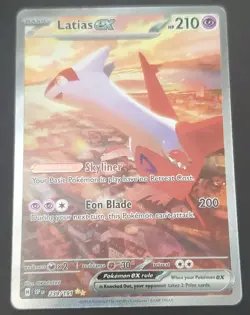 Pokemon Latias EX Full Art Special Illustration Rare Holo 239/191 Sv08 210 HP - Image 4