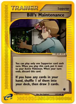 Pokemon - Expedition Bill’s Maintenance 137/165 NM - Image 1