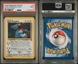 PSA 9 Cool Porygon Holo Black Star Promo 15 2000 Pokemon English WOTC SWIRL Mint - Image 3