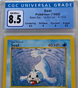 1999 Pokemon TCG 1st Edition Shadowless Base Set SEEL 41/102 CGC 8.5 NM/Mint - Image 2