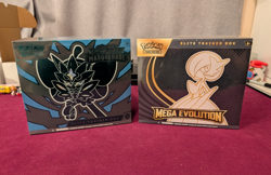 Pokemon TCG Twilight Masquerade + Mega Evolution Elite Trainer Box ETB Lot of 2 - Image 1