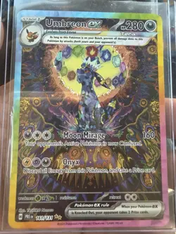Pokemon TCG Umbreon EX 161/131 Prismatic Evolutions NM - Image 1