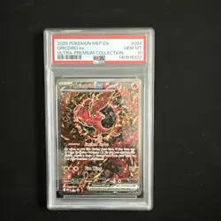 2025 POKEMON MEP EN-ME BLACK STAR PROMO #024 ORICORIO EX PSA 10 - Image 1