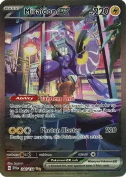 1x Miraidon ex - 244/198 - Special Illustration Rare NM-Mint Pokemon SV01 - Scar - Image 1