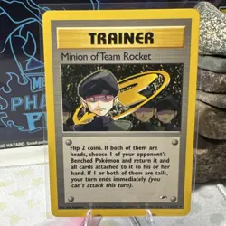 Pokemon Minion of Team Rocket 113/132 Gym Heroes Uncommon Regular Trainer - Image 1