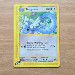 Pokemon TCG Dragonair Uncommon Expedition Base Set 075/165 2002 Regular - Image 1