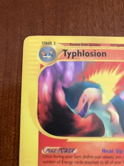 Pokemon E-Reader Expedition #65/165 non-holo TYPHLOSION - Never Played! - Image 3