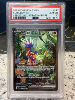 Pokemon 2023 Koraidon ex 247/198 SV01: Scarlet & Violet Base Set Holo PSA 10 - Image 1