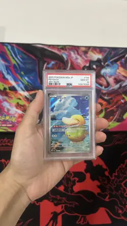 2025 POKEMON JAPANESE M2A-MEGA DREAM EX ART RARE #199 PSYDUCK PSA 10 - Image 1