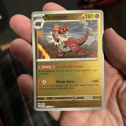 Tyrantrum Line Prerelease Exclusive Reverse Holo - Pokemon TCG: Perfect Order NM - Image 3
