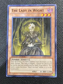 Yu-Gi-Oh! - The Lady in Wight GLD5-EN022 Common Limited Edition Near Mint - Image 1