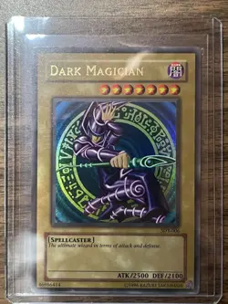 RARE 2002 YU-GI-OH! STARTER DECK: YUGI #SDY-006 DARK MAGICIAN - Image 1