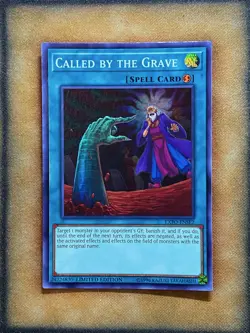 Yugioh Called By The Grave EXFO-ENSE2 Super Rare Limited Edition NM - Image 1