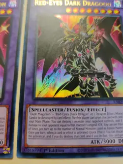 2x Red-Eyes Dark Dragoon RA02-EN021 Ultra Rare 1st Edition LP - Image 5