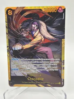 One Piece TCG English OP14-120 Crocodile SEC Foil - Image 1