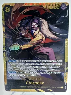 One Piece TCG English OP14-120 Crocodile SEC Foil - Image 3