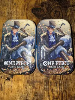 One Piece TCG Tin Set Volume 2 (TS-02/OP-13) New/Factory Sealed - Sabo Promo x2 - Image 1