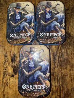 One Piece TCG Tin Set Volume 2 (TS-02/OP-13) New/Factory Sealed - Sabo Promo x3 - Image 1