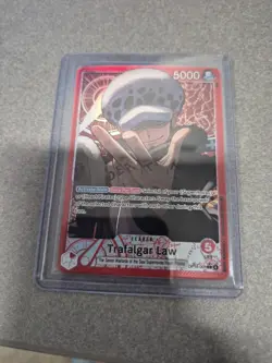 One Piece TCG Trafalgar Law Alt Art L OP14-001 (English) Azure Sea’s Seven - Image 1