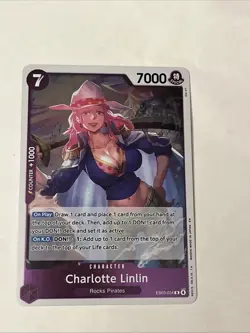 Charlotte Linlin Rare (R) EB03-034 One Piece Heroines Edition English Foil - Image 1