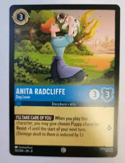 Disney Lorcana TCG - Reign Of Jafar: Anita Radcliffe (155/204) - Common - NM - Image 1