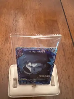 Union Arena Sung Jinwoo Release Event Winner Card Solo Leveling 016 Foil - Image 2
