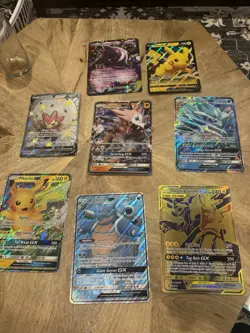 Pokemon Jumbo Card Lot GX EX Oversized Pikachu Blastoise Promo Cards NM - Image 2