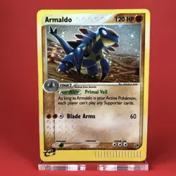 2003 | Pokemon TCG (ARMALDO 1/100 HP | RARE HOLO) Card Nintendo EX Sandstorm - Image 1