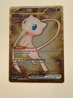 Mew ex - (151 Metal Card) 205/165 SV: Scarlet & Violet Promo NM Pokemon Card TCG - Image 1