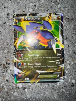 Pokemon TCG Cards Garchomp EX XY09 Black Star Promo Holo LP (Regular Size) - Image 3