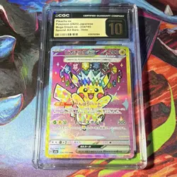 Pikachu ex Mega Dream ex 234/193 CGC 10 Special Art Rare Holo Pokemon Card - Image 1
