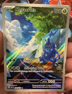 Pokemon Heracross 194/193 Illustration Rare Holo Card Paldea Evolved - Image 1